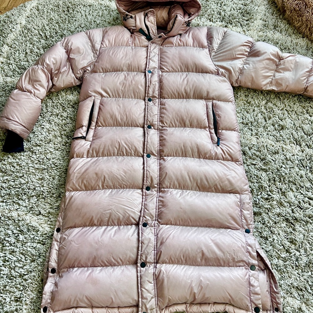 Stylish Pink Puffer Coat